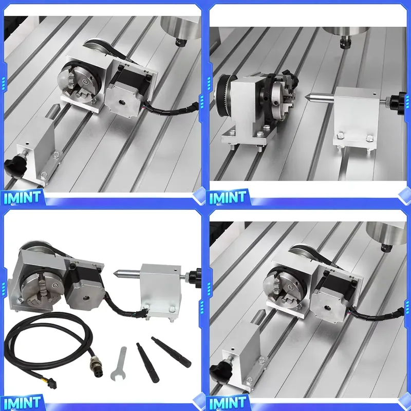 Stepper Motor - เครื่องแกะสลัก CNC แบบ 4 แกน รุ่น