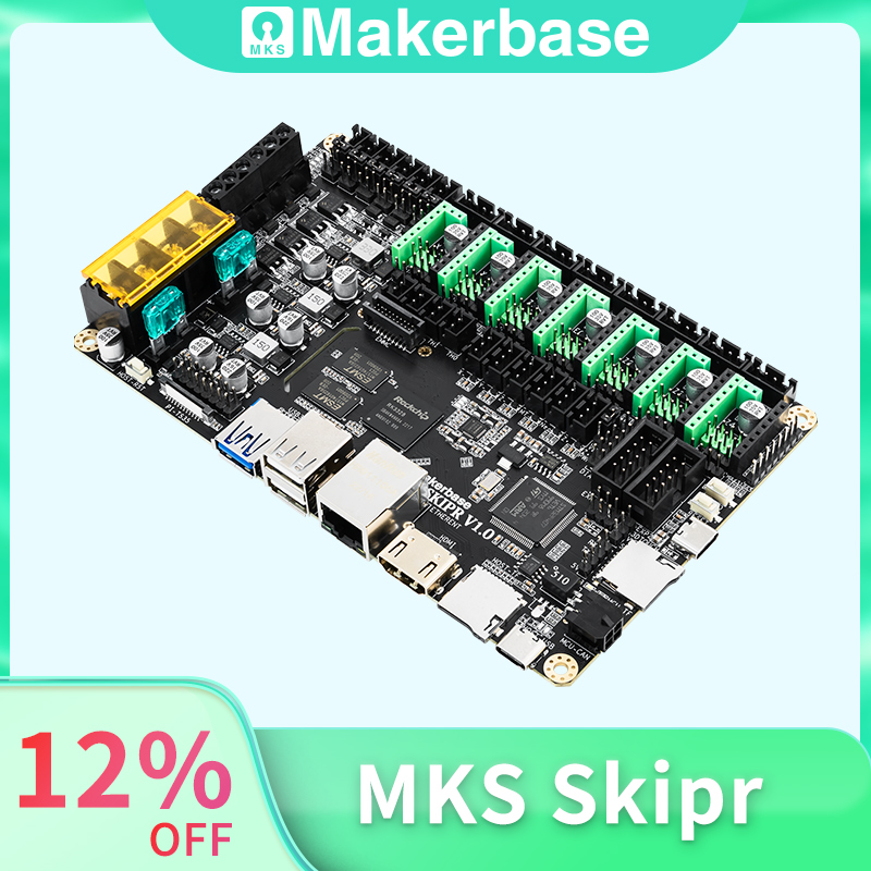 Raspberry Pi 3D Print - Makerbase MKS SKIPR 3D เครื่องพิมพ์ Quad-Core