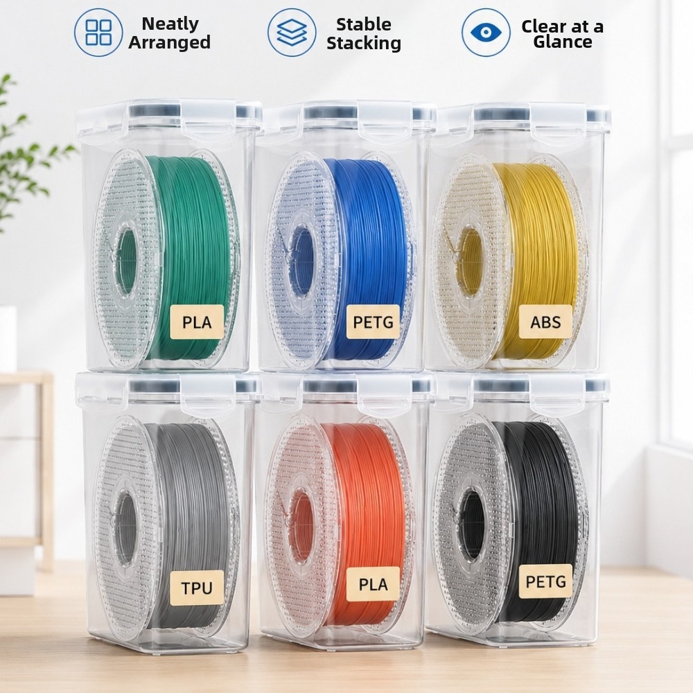3D Printing For Medical - กล่องใส่ไส้พิมพ์ 3 มิติ โปร่งใส ปิดสนิท ป้องกันฝุ่น