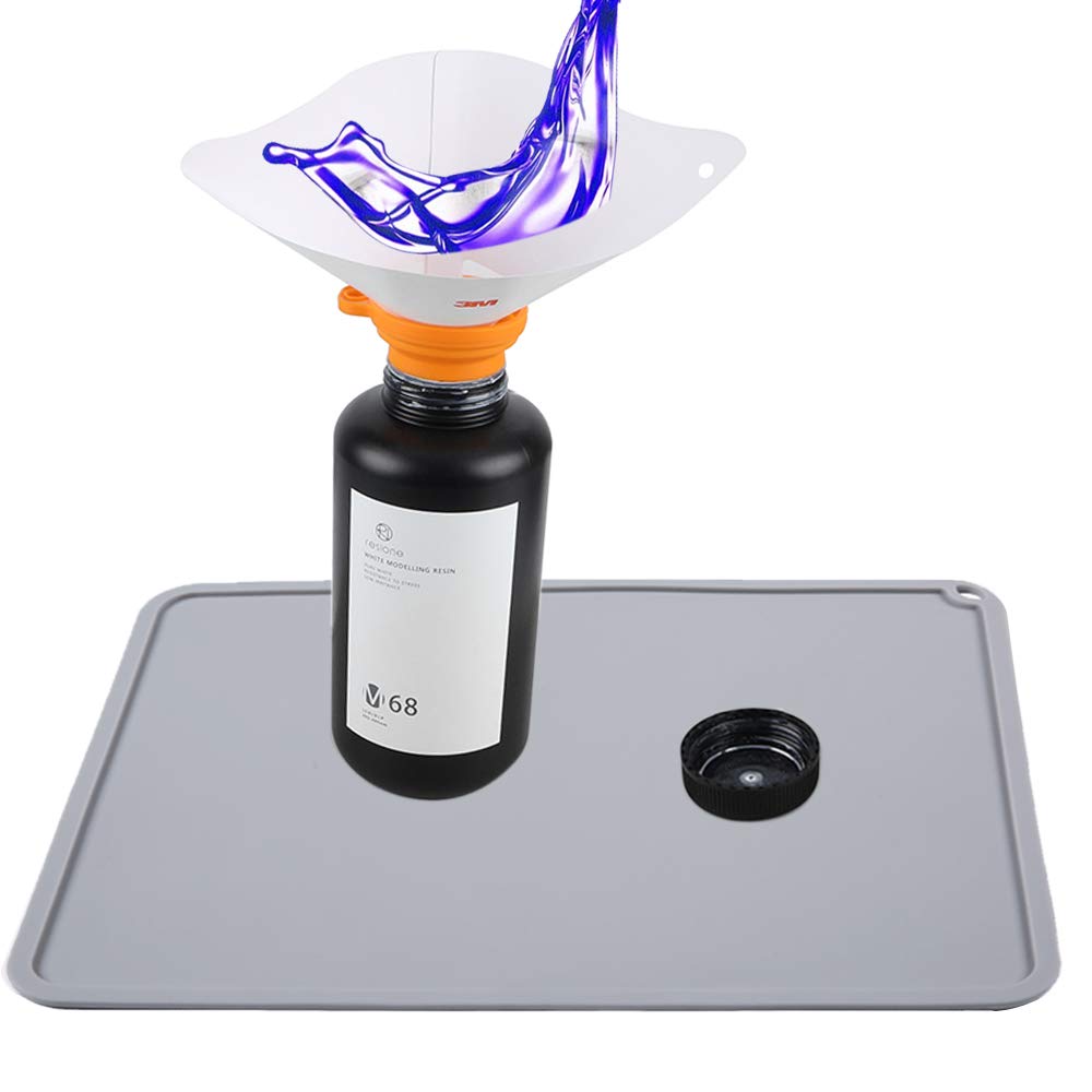 3D Printing Laptop - แผ่นซิลิโคนกันกระแทก 410 x 310 มม. สำหรับทำความสะอาดหรือถ่ายโอนเรซิ่น