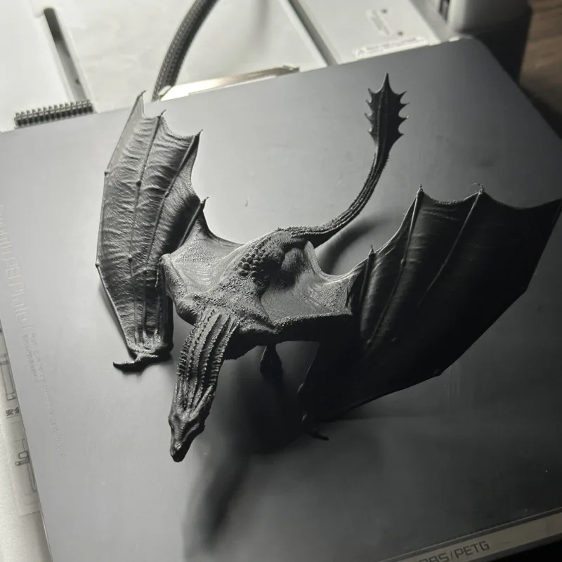 3D Printing App - โมเดลมังกรพิมพ์ 3 มิติ ทำจากเรซิ่น รูปปั้นมังกรบินได้ สัตว์วิเศษ