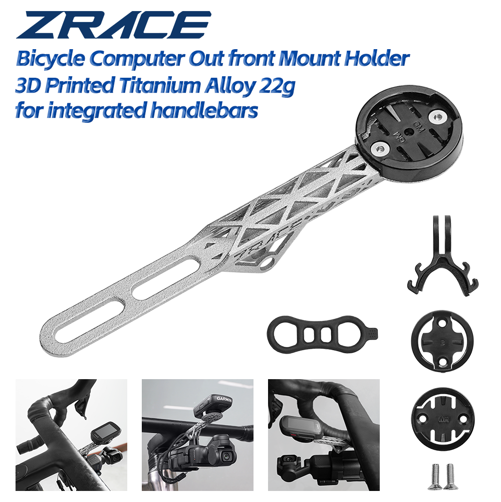 3D Printing Holder - ZRACE ที่ยึดคอมพิวเตอร์จักรยานไทเทเนียมแบบ 3 มิติ สำหรับแฮนด์แบบรวม IGPSPORT