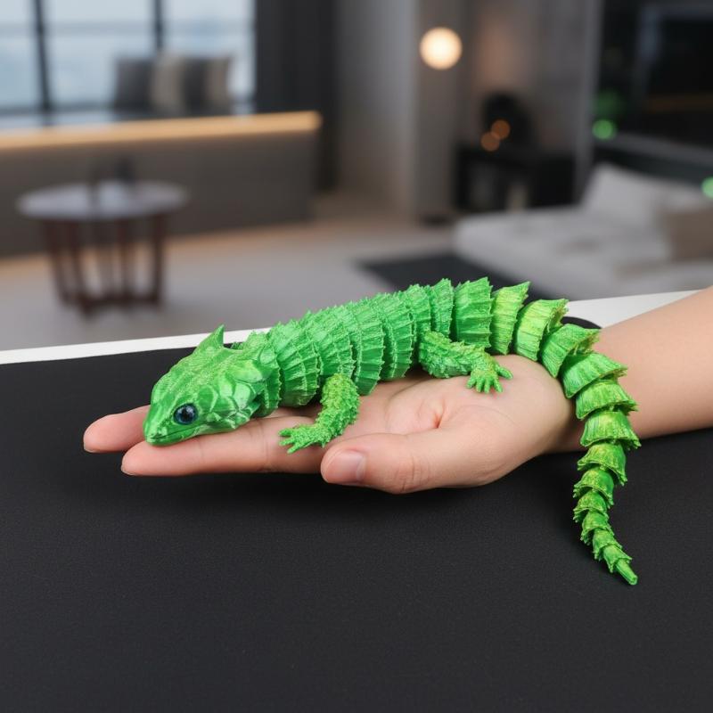 รูปปั้นการ์ตูนจิ้งจกพิมพ์ 3 มิ - 3D Printing App บทวิจารณ์และราคา