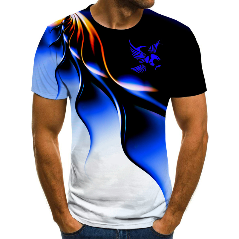 2022 Eagle 3D พิมพ์เสื้อยืดผู้ - 3D Printing Eagle บทวิจารณ์และราคา