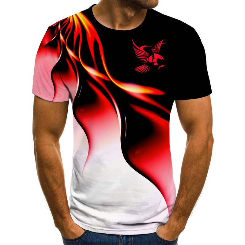 2022 Eagle 3D พิมพ์เสื้อยืดผู้ - 3D Printing Eagle บทวิจารณ์และราคา