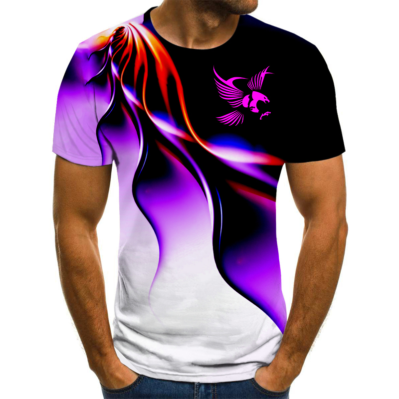 2022 Eagle 3D พิมพ์เสื้อยืดผู้ - 3D Printing Eagle บทวิจารณ์และราคา