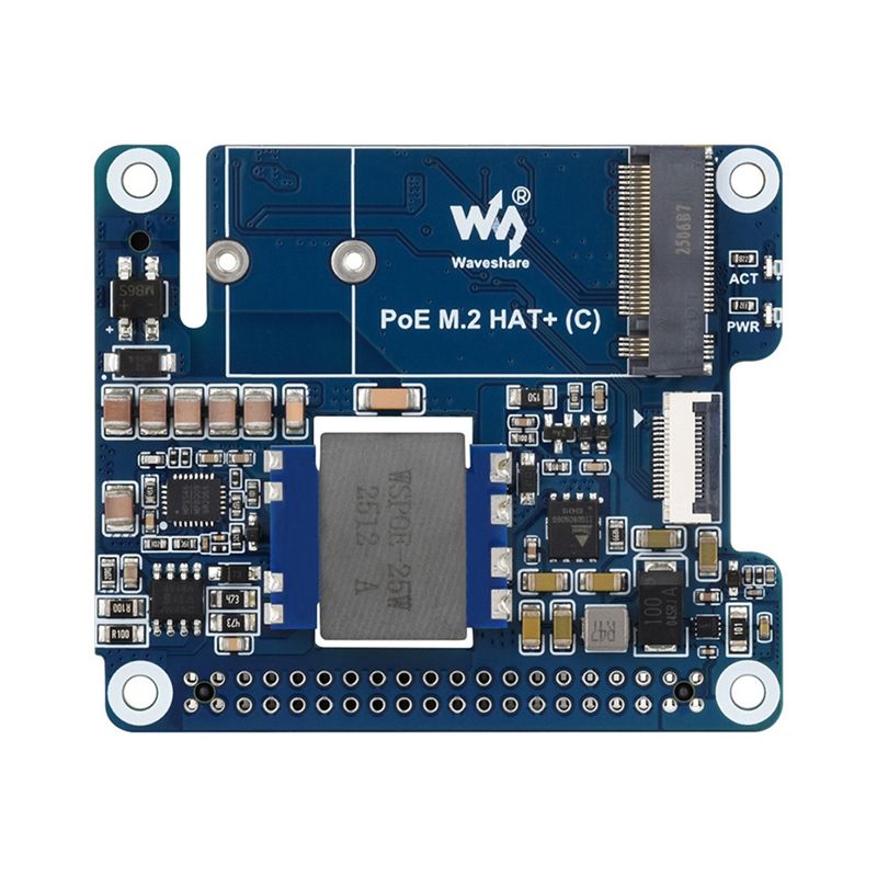 Waveshare M.2 HAT+ (C) บอร์ดอะ - Raspberry Pi 3D Print บทวิจารณ์และราคา