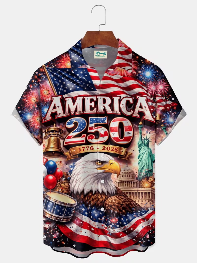 เสื้อฮาวายสำหรับผู้ชาย ฉลองครบ - 3D Printing Eagle บทวิจารณ์และราคา