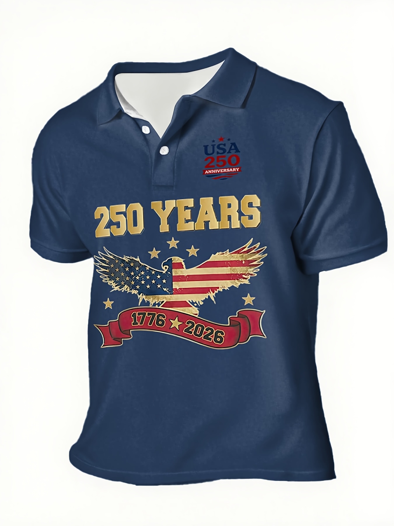 เสื้อโปโลชาย ฉลองครบรอบ 250 ปี - 3D Printing Eagle บทวิจารณ์และราคา