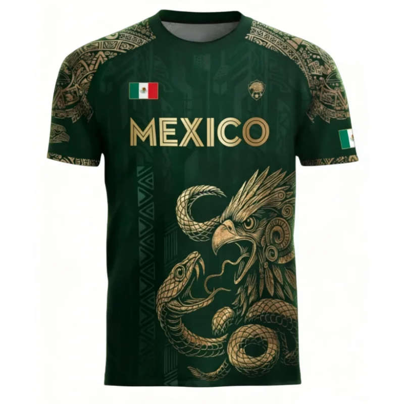 เสื้อยืดพิมพ์ลายธงชาติเม็กซิโก - 3D Printing Eagle บทวิจารณ์และราคา