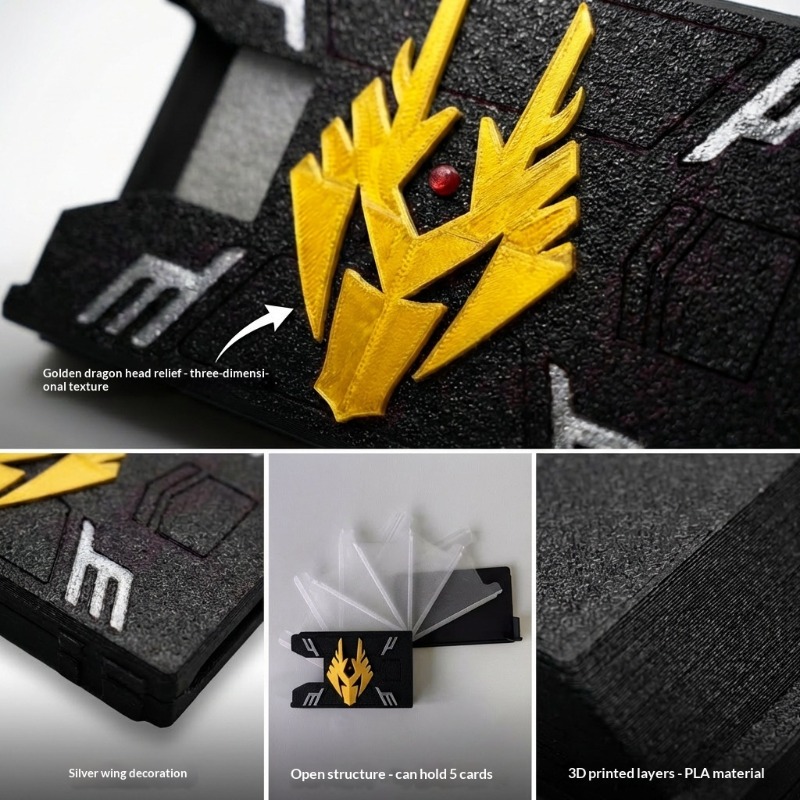 คาเมนไรเดอร์ ไรยูกิ 3D ที่ใส่บ - 3D Printing Card บทวิจารณ์และราคา