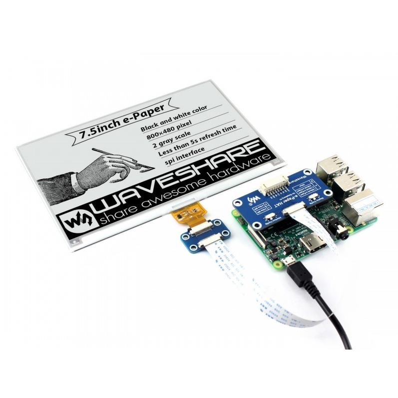 จอแสดงผล E-Ink Waveshare ขนาด  - Raspberry Pi 3D Print บทวิจารณ์และราคา