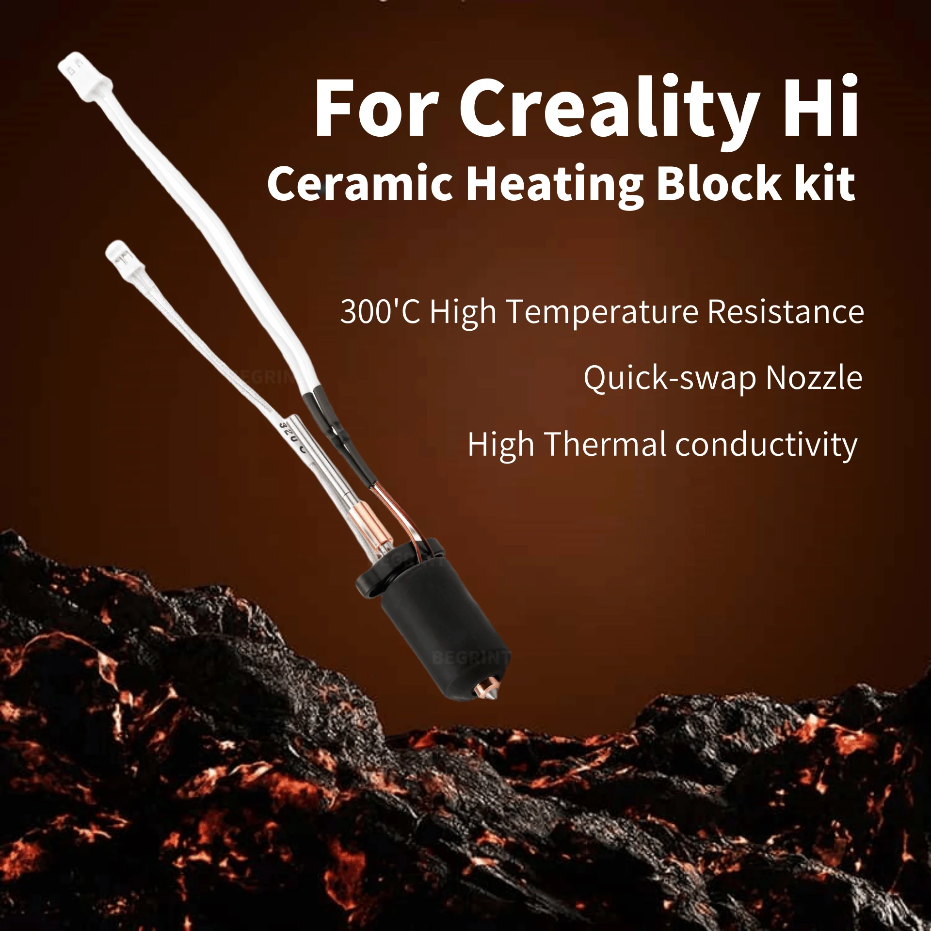 ชุดฮีตเตอร์เซรามิกทนความร้อนสู - 3D Printing Nozzle บทวิจารณ์และราคา