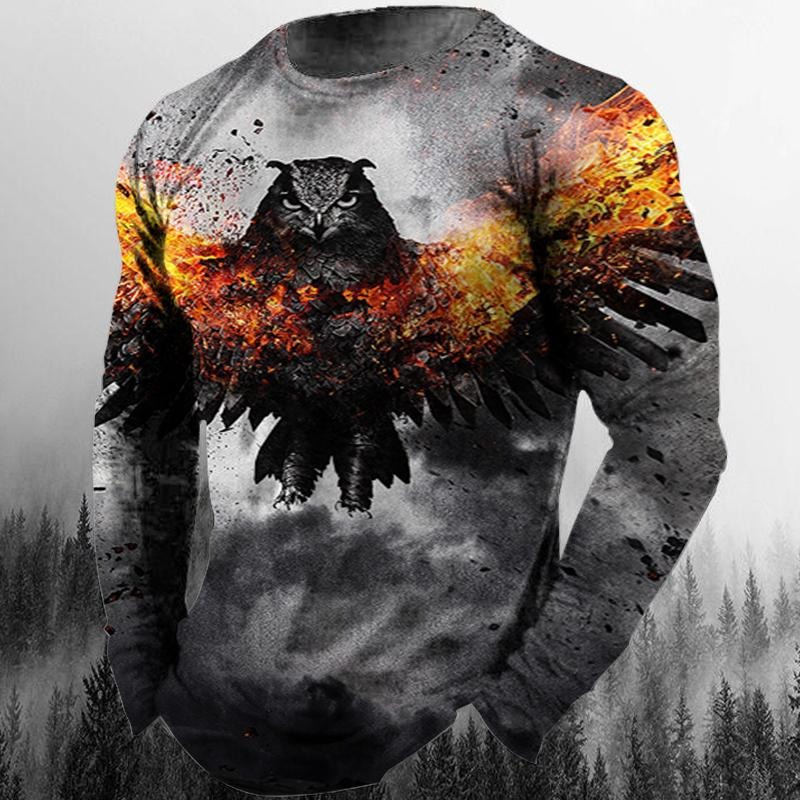 Cool Eagle เสื้อยืด 3D พิมพ์บุ - 3D Printing Eagle บทวิจารณ์และราคา