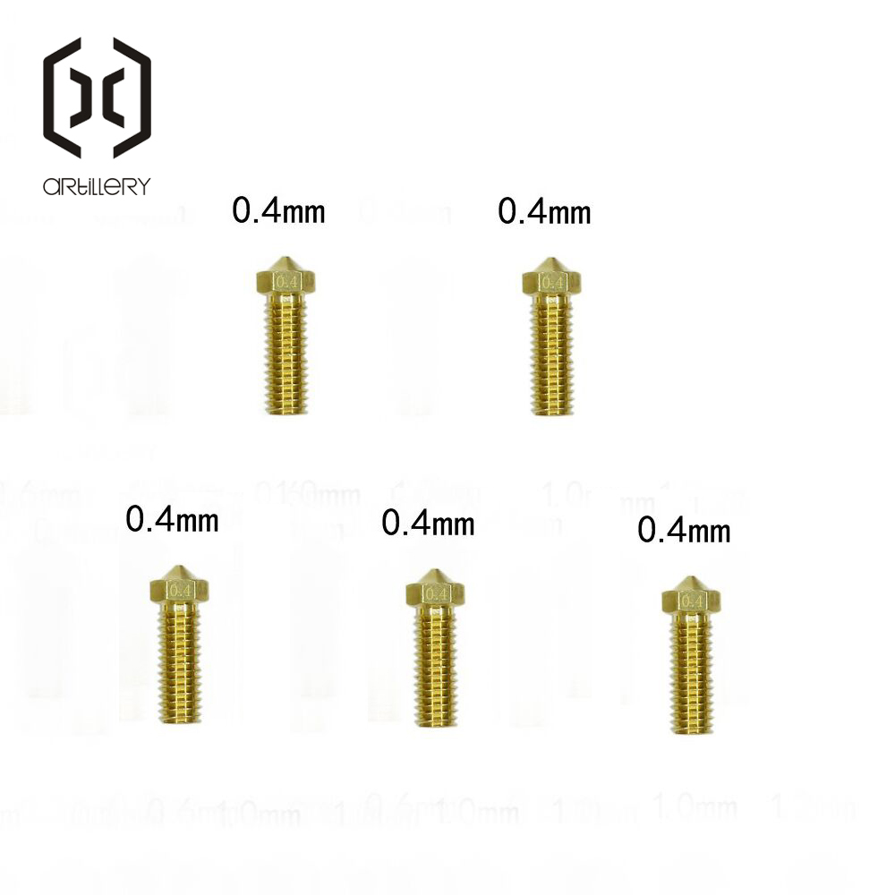 E3D ทองเหลืองหัวฉีด0.2/0.4/0.6 - 3D Printing Nozzle บทวิจารณ์และราคา