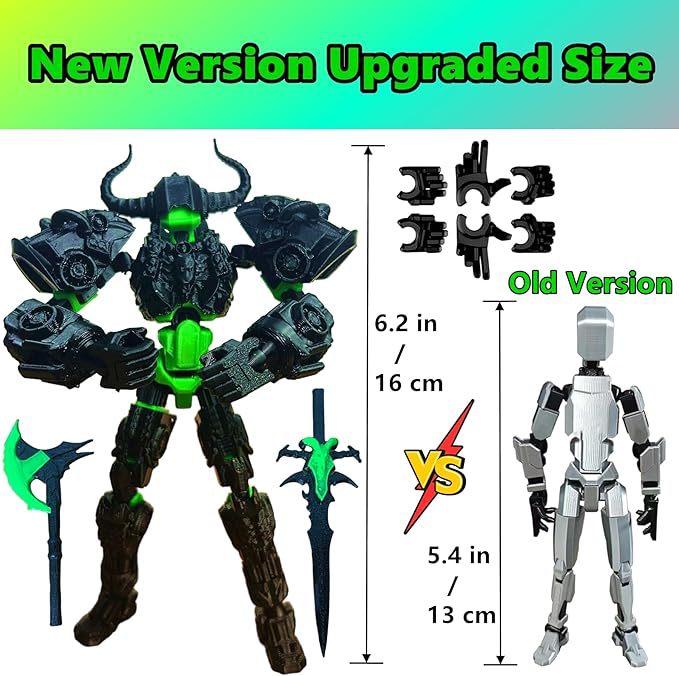 ฟิกเกอร์ไททัน 13, ประกอบเสร็จแ - 3D Printing Robot บทวิจารณ์และราคา