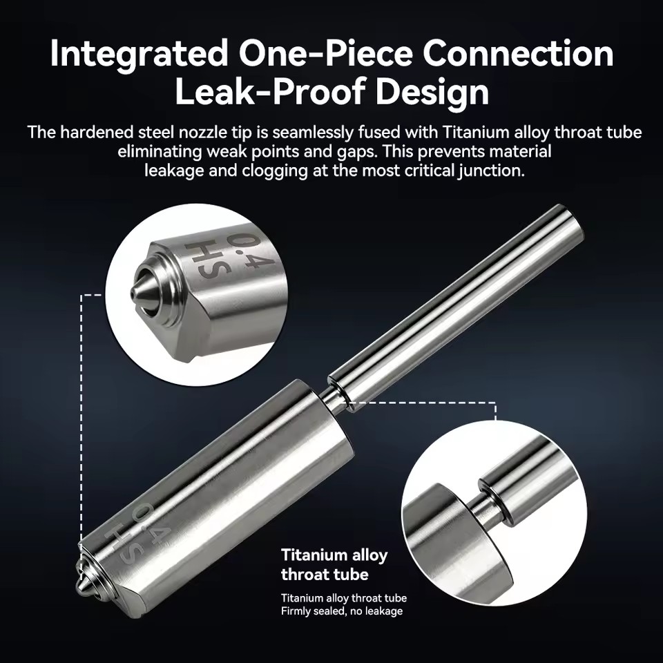 หัวฉีดเหล็กกล้าแข็งสำหรับเครื่ - 3D Printing Nozzle บทวิจารณ์และราคา