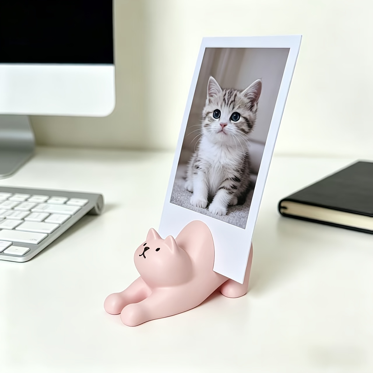 ที่วางโน้ตสติ๊กเกอร์รูปแมวน่าร - 3D Printing Card บทวิจารณ์และราคา